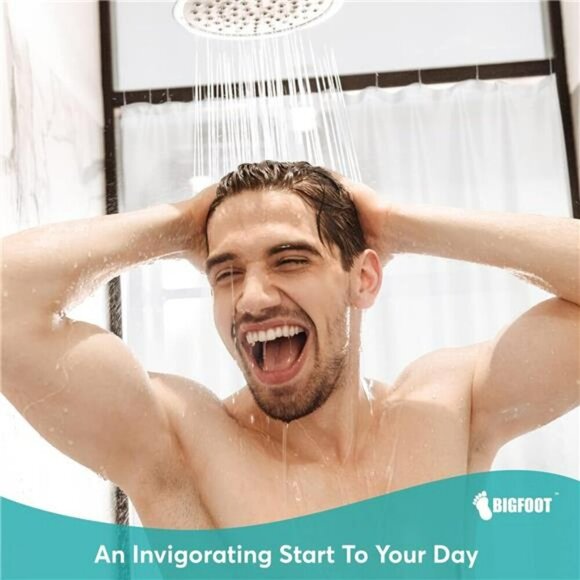 BigFoot Shower Curtain Liner 72x72 Clear PEVA Waterproof Bathroom Curtain - Picture 6 of 8